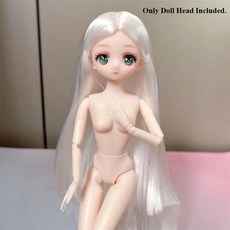 골드 갈색 머리 인형 스타일 플라스틱 조인트 고대, Color: 2. 10, 1개