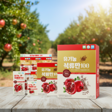 진웰빙 유기농 석류만 100 (유기농 석류과즙 100프로), 30개, 70ml