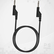 바나나 플러그 잭 케이블 0.5m 블랙 앰프케이블