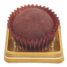 두쫀쿠 유산지컵 베이킹 머핀 쿠킹컵 수축필름 포장 200장 (초코)(40mm), 초코, 1개