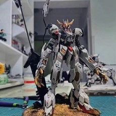 건담 조립 모델 발바토스 MB 레드 이단자수기 피규어 메카 소년, 바르바토스 황제+무기+스탠드