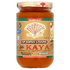 말레이시아 카야잼 하브할 스리 카야잼 240g Habhal's Sri Kaya Cap Kipas Udang, 420g, 2개