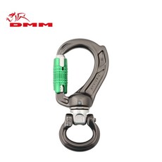 伊凱文戶外 DMM Director Swivel Boss Locksafe Bow 鋁合金萬向三段鎖鉤環, 1個
