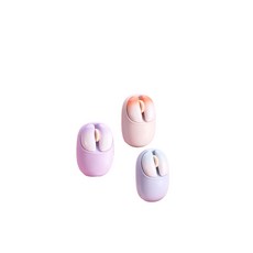 迷你無線靜音滑鼠，輕巧便攜，多色可選，辦公家用電腦滑鼠, 淡紫色, M7
