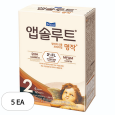 앱솔루트 시작부터 프리미엄 명작 스틱분유 2단계, 20개입, 5개