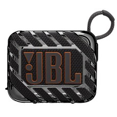 스냅케이스 JBL GO4 호환 케이스 투명 젤리, 투명블랙