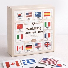 뚜뚜 메모리게임, 1개, 세계 국기
