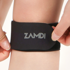 (의료기기) 잠디 메디컬 N-밴드 김남일 러닝 무릎보호대, 제트 블랙, 1개