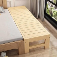 침대보조 평상 원목 베드 사이드 침대 프레임 연장 틈새, 200x30cm(가드레일 없음)