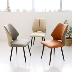 체어센스 로렌 체어 카페 식탁 의자, 1개, 로렌 그레이