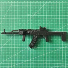 1/5 스케일 타르코프 배틀 서바이벌 게임 총기 조립 모형 플라스틱 소총, 새로운 AK47 장난감 모델(기본 액세서리)
