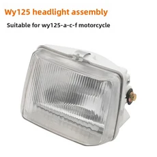[호환] 오토바이 헤드라이트 및 방향지시등 어셈블리 우양 브랜드 WY125A-C-F-C 모델 적합, 01 Headlight assembly