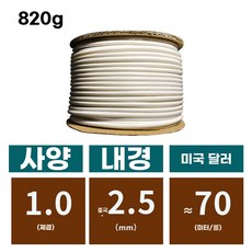 튜브넘버링기 열수축 튜브 인쇄기 파이프라인 소모품 프린터 라벨기, U. B등급 흰색 1m