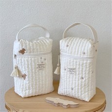 여행용 휴대용 기저귀 손잡이 파우치, 곰돌이