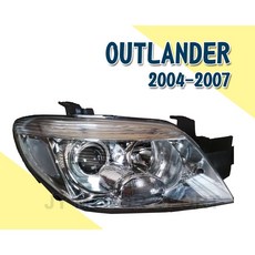 》傑暘國際車身部品《全新 三菱 OUTLANDER 05 06 07 年 原廠型 晶鑽 大燈 頭燈, 1個, 右邊(副駕駛座)