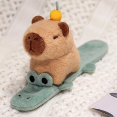 이거내꺼 귤 카피바라 팔찌 악어 오리 꿀벌 손목 밴드 애착인형 모찌, 악어 카피바라 팔찌, 1개, 10cm