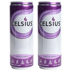 Celcius 健康能量飲料 起泡葡萄乾 素食 無糖 無麩質, 2個