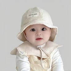 블랙체리 아동용 심플 선햇 벙거지