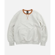 프리즘웍스 COVER 스티치 SWEAT셔츠 오트밀