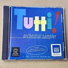 REFERENCE RECORDINGS Tutti! orchestral sampler 發燒古典 Special BONUS TRACK! WORLD PREMIÈRE RECORDING SUPER AUDIO CD, 如圖所示