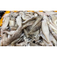 바다더하기 급냉 통찜용 총알한치 숙회, 2개, 500g