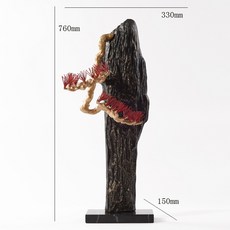 STTPEI 新中式仿真迎客松擺件 玄關工藝飾品, 如圖所示