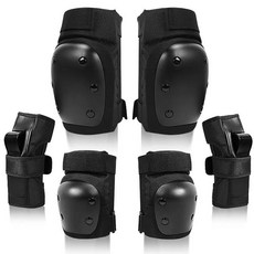 國家標準輪滑成人護具六件套專業青少年滑板防摔頭盔護具七件套裝, 黑色 護手掌一對,XL號 （80.0-95.0公斤）, 1個