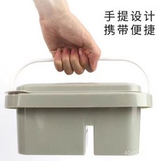 【台灣出貨】顔料盒 顔料盤 多功能三閤一洗筆筒 美術水彩油畵筆調色盒 丙烯顔料清洗套裝盒子 BTAR, 1個, 3合一多功能洗筆桶,洗筆桶一套