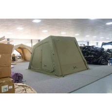 TOMOUNT 투마운트 큐브 경량 에어 텐트 옥스퍼드, 3-4인, 카키색