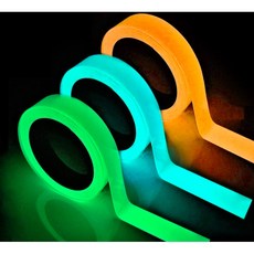 3米夜光膠帶/螢光膠帶 粉綠藍三色, 1個, 藍光,10mm