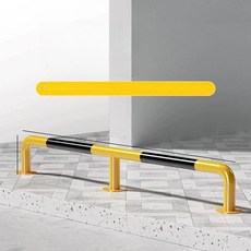 볼라드 난간 펜스 주차장 바 주차금지 코너 범퍼 카드레일, 1개, M형 200x30 높이