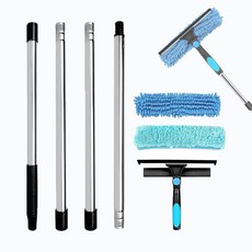 아띠꼴로 간판 청소 유리창 닦이 창문 외벽 청소도구 장대, 1세트