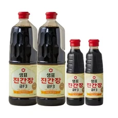 샘표 진간장 금F3 2개 + 500ml 2개, 1개, 1.7L