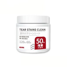 寵物淚痕濕巾 溫和清潔配方 獨立包裝 有效去除淚痕 保持眼部清潔衛生, 1個, 180個裝