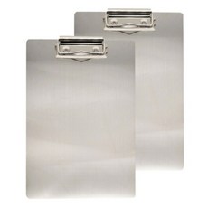스테인레스 클립보드 B6 19.5 x 15 cm(소) 2개