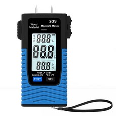 장작용 목재 수분계 빠른 수분 함량 확인 건축 자재에 적합, 1개, 1. 파란색
