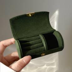 휴대용 스웨이드 미니 악세사리 보관함