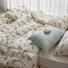 에벨린 광목 순면100% 부드러운 차렵이불 Q 내추럴