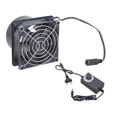 더블 볼 베어링 8cm 플라스틱 통풍구 팬 조정 전압 배기 시스템