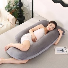 긴 베개 남녀 수면 전용 침대 사계절 베개 옆으로 자는 성인 대형 베개 쿠션, 크리스탈 벨벳 175x90x65cm 3kg, G형 크리스탈 벨벳 그레이