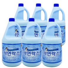 서연락스 살균 소독 악취제거 표백 락스, 6개, 2L