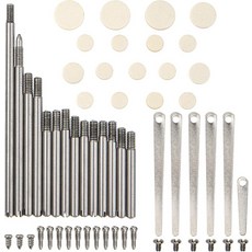 1세트 Yootones 클라리넷 수리 도구 패드 롤러 스프링 나사 키트 기기 교체 키트와 호환됨, 1개