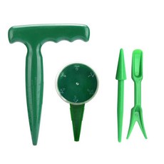 4PCS 정원 파종기 플라스틱 가정용 기계 CUTT 이식 도구 세트 토양 파종 펀치, 1개