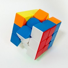 JL매직 스피드큐브 블록맞추기 3x3큐브 매직큐브 컬러큐브 취미활동 부드러운그립감 일반컬러큐브 eun238NR