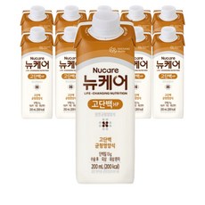 뉴케어 고단백 하이프로틴 암환자 식단 간식 암환자영양식 노인영양식 당뇨환자간식, 200ml, 10개