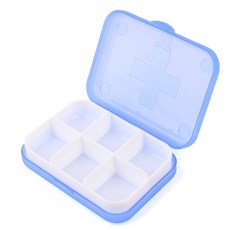 업위드 휴대용 6칸 미니 케이스 액세서리정리함 휴대용약통 휴대용수납함