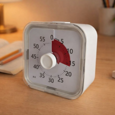 다이얼 타이머 데스크 주방 시간 아날로그 타이머 관리 알림 무소음 탁상 무선 조작 시험 공부 간편 독서