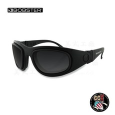 《美式工廠》美國 BOBSTER Sport & Street Ⅱ 可換伸縮帯風鏡 墨鏡 護目鏡 三色鏡片, 1個, Black