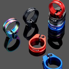 PH 자전거 안장 고정 시트 클램프, 1개, 34.9cm 레드