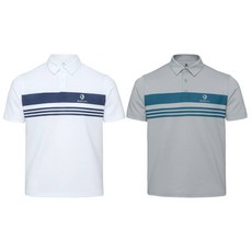 블랙야크 남성 스트라이프 피케 카라 반팔티 데일리 흡한속건 에어로쿨 티 1BYKTMU017